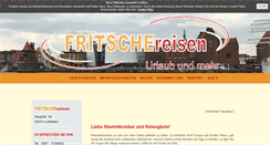 Desktop Screenshot of fritsche-reisen.de