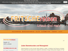Tablet Screenshot of fritsche-reisen.de